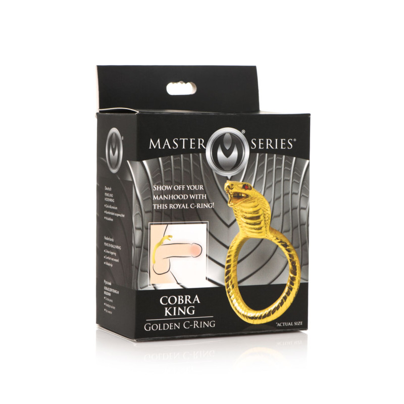 Ерекційне кільце Master Series Cobra King Golden Cock Ring
