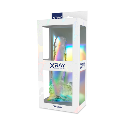 Прозорий фалоімітатор XRay 13х3,8 см