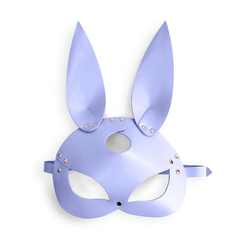 Шкіряна маска зайчика Art of Sex - Bunny mask, колір Лавандовий
