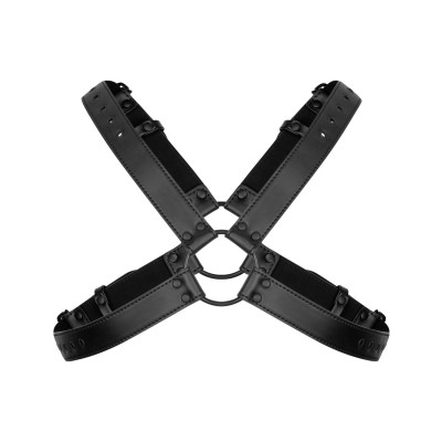 Портупея Bedroom Fantasies Lionel High Halter, чорна