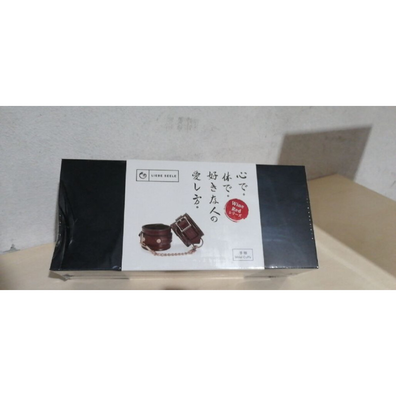 Наручники Liebe Seele Wine Red Wirst Cuffs (м'ята упаковка)