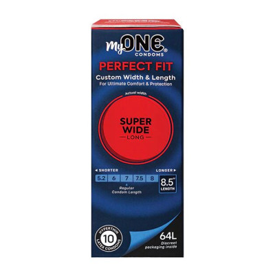 Презервативи MyONE Super Wide & Long 10 шт Презервативи MyONE Super Wide & Long 10 шт
