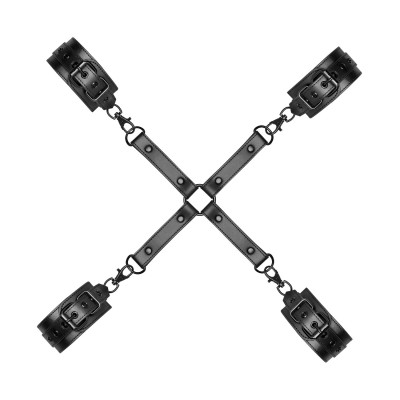 Фіксатор для рук та ніг Bedroom Fantasies Hogtie & Cuffs Set 4-Way Restrant Set Фіксатор для рук та ніг Bedroom Fantasies Hogtie & Cuffs Set 4-Way Restrant Set