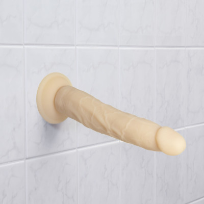 Фалоімітатор Addiction - Naked Silicone Dual Density Bendable Dildo - Vanilla