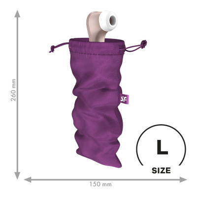 Мішечок для зберігання іграшок Satisfyer Treasure Bag L Violet Мішечок для зберігання іграшок Satisfyer Treasure Bag L Violet