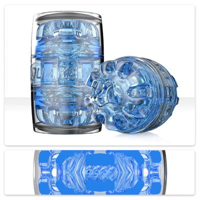 Мастурбатор Fleshlight Quickshot Turbo Blue Ice Мастурбатор Fleshlight Quickshot Turbo Blue Ice