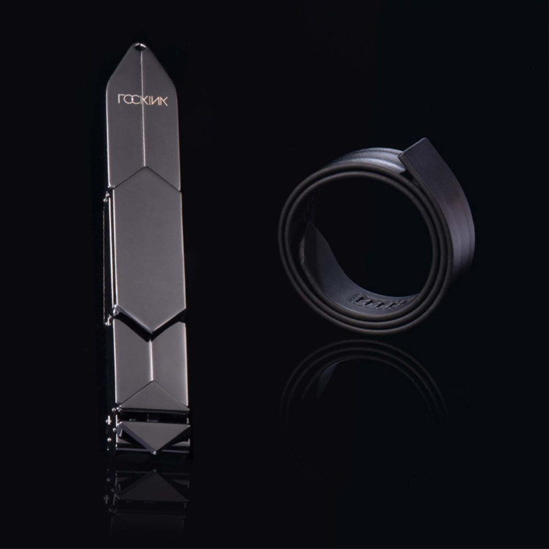 Регульована шльопанка LOCKINK Adjustable Slapper for Impact Play - Black