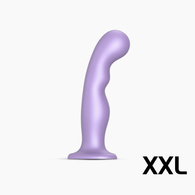 Насадка для страпону Strap-On-Me Dildo Plug P&G Lilas Metallic XXL