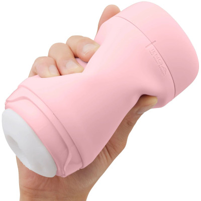 Мастурбатор TENGA PUFFY Strawberry Pink, ультрам'який матеріал, багаторазовий, наскрізний