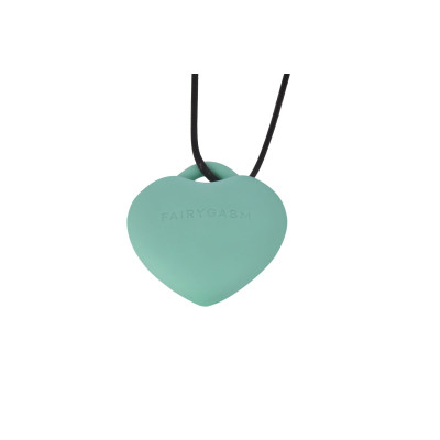 Міні-вібратор «Сердечко» FairyGasm PleasureStone Green