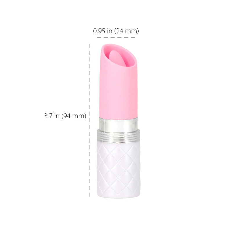 Кліторальний вібратор Pillow Talk Lusty Luxurious Flickering Massager, рожевий