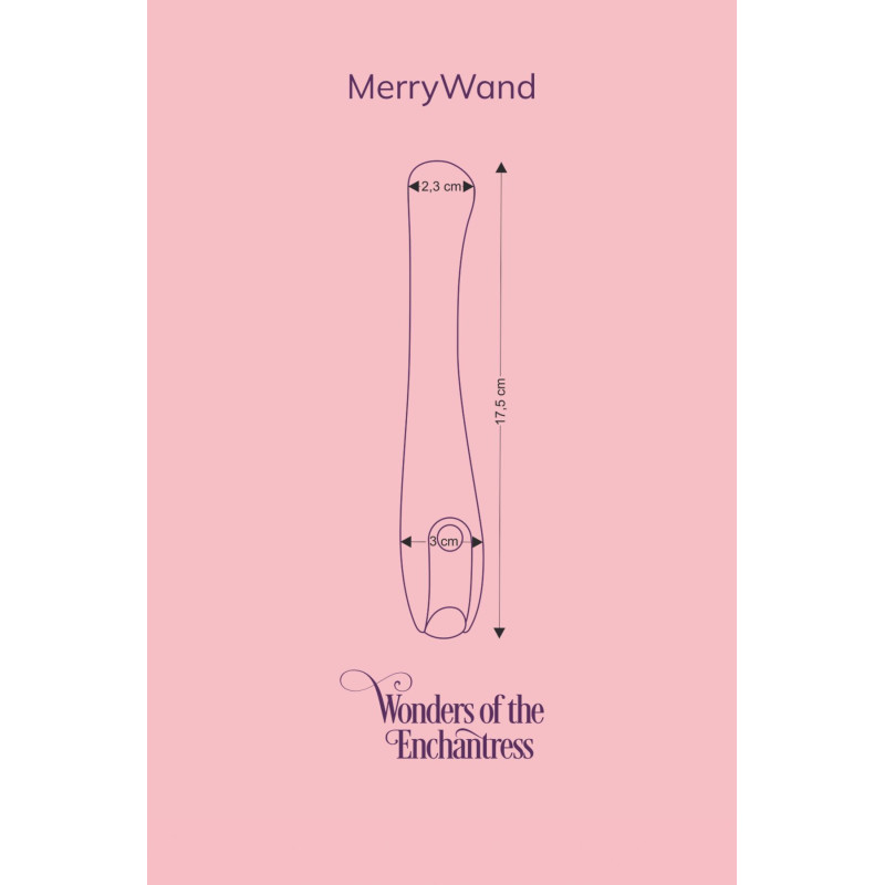 Вібратор для точки G FairyGasm MerryWand violet