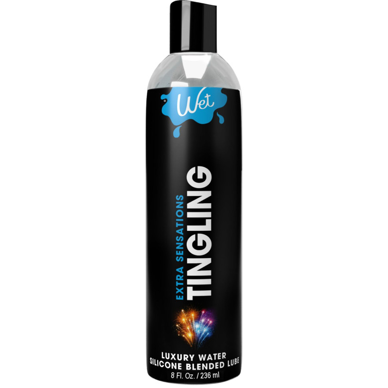 Охолоджуючий лубрикант на водно-силіконовій основі Wet Extra Sensations Tingling (236 мл)