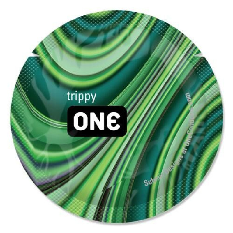Презервативи ONE Glowing Pleasures 100 шт, світяться у темряві