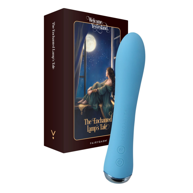Вібратор із підігрівом FairyGasm WowGenie blue, підігрів до 42 °C