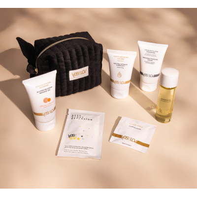 Набір чуттєвої косметики для пар  Delightful Velvet Kit, колір: чорний  YESforLOV (Франція)