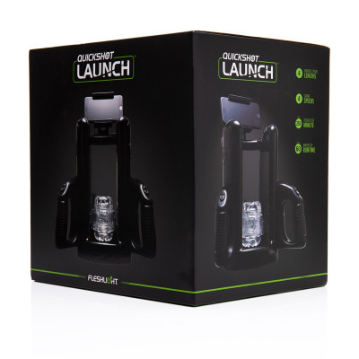 Автоматична секс-машина для чоловіків Fleshlight Quickshot Launch V2, оновлена модель