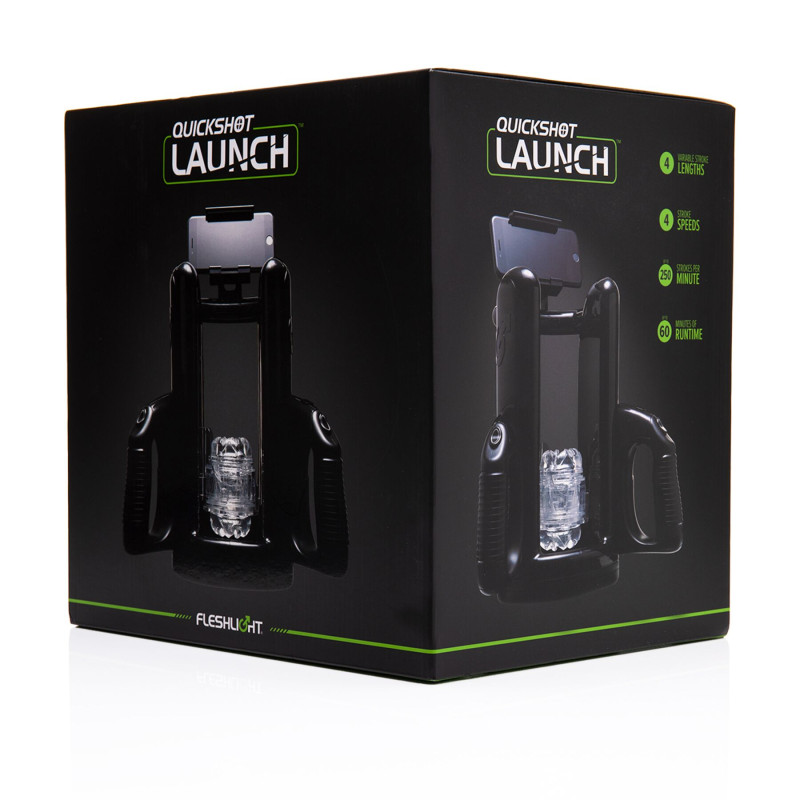 Автоматична секс-машина для чоловіків Fleshlight Quickshot Launch V2, оновлена модель