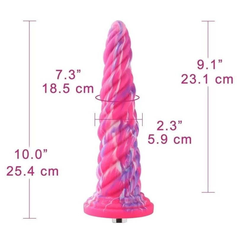 Силіконовий ділдо Hismith Awl Shape Monster Series