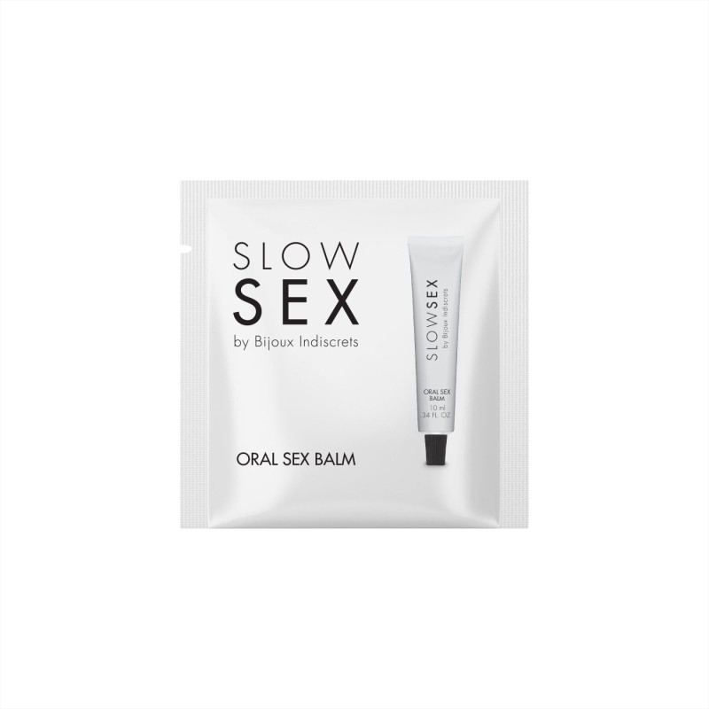 Пробник засобу для мінета Bijoux Indiscrets Oral Sex Balm - SLOW SEX (2 мл)