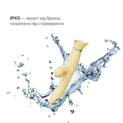 Пульсатор-вібратор із вакуумною стимуляцією клітора Zalo - ROSE Thruster Lemon Yellow (м'ята упаковка)