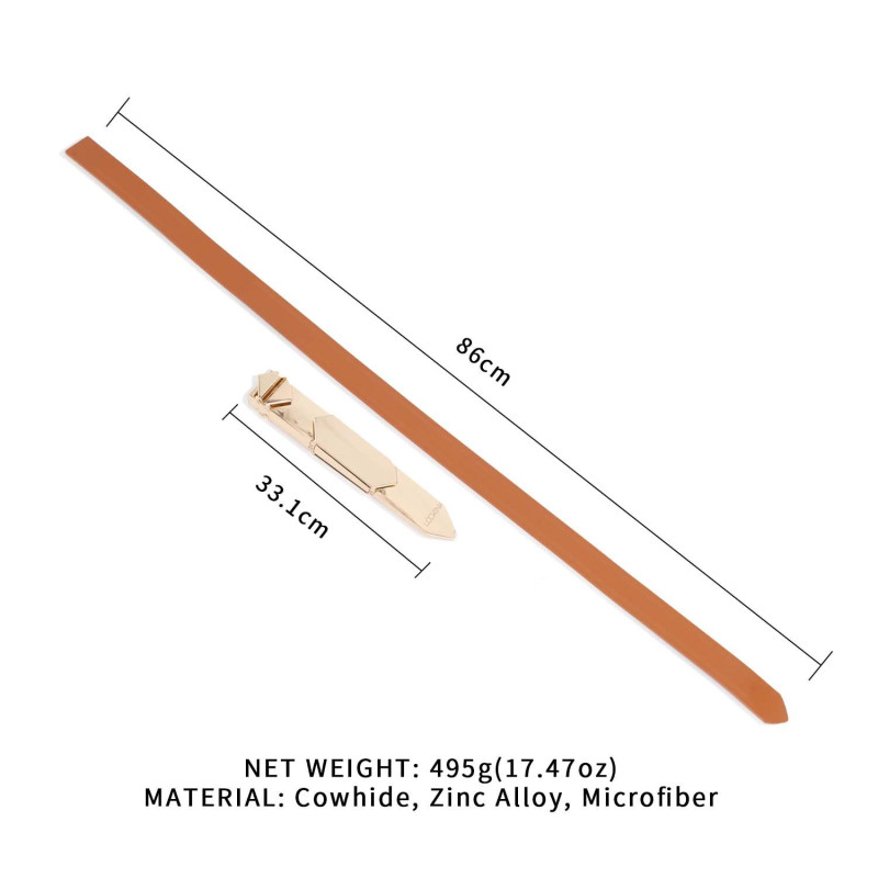 Регульована шльопанка LOCKINK Adjustable Slapper for Impact Play - Brown
