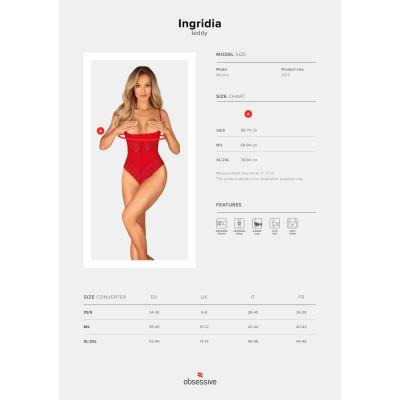 Боді з доступом Obsessive Ingridia M/L