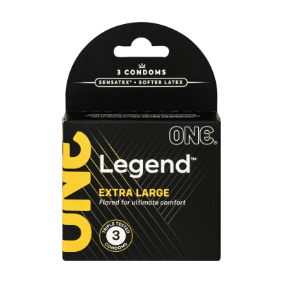 Презервативи ONE Legend XL 3 шт Презервативи ONE Legend XL 3 шт