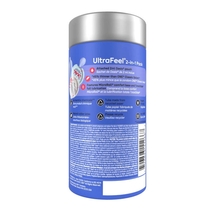 Презервативи ONE Ultra Feel 10 шт, подарункова упаковка