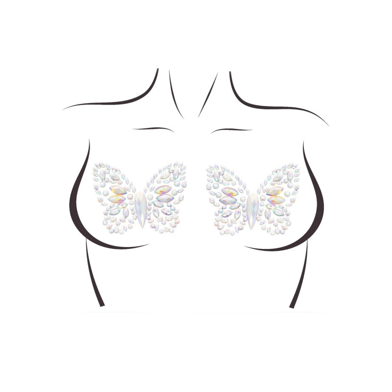 Пестіс із кристалів Leg Avenue Chrysallis nipple sticker