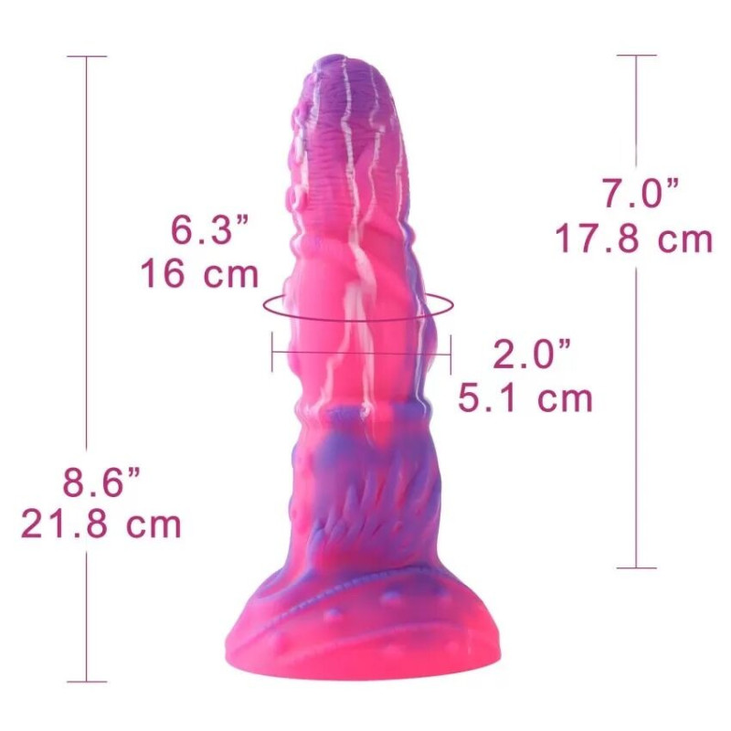 Силіконовий ділдо Hismith Tentacle Monster Series