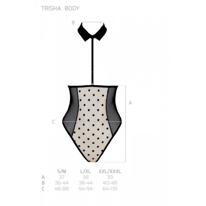 Боді TRISHA BODY beige XXL/XXXL - Passion