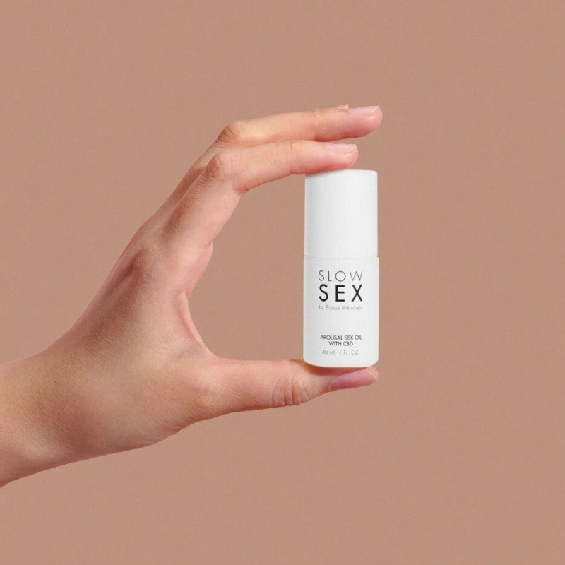 Збуджуюча олія для сексу Bijoux Indiscrets SLOW SEX Arousal Sex Oil CBD 30 мл