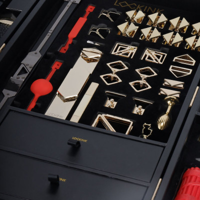 БДСМ-набір LOCKINK All в 1 BDSM Play Kit - Crocodile Leather