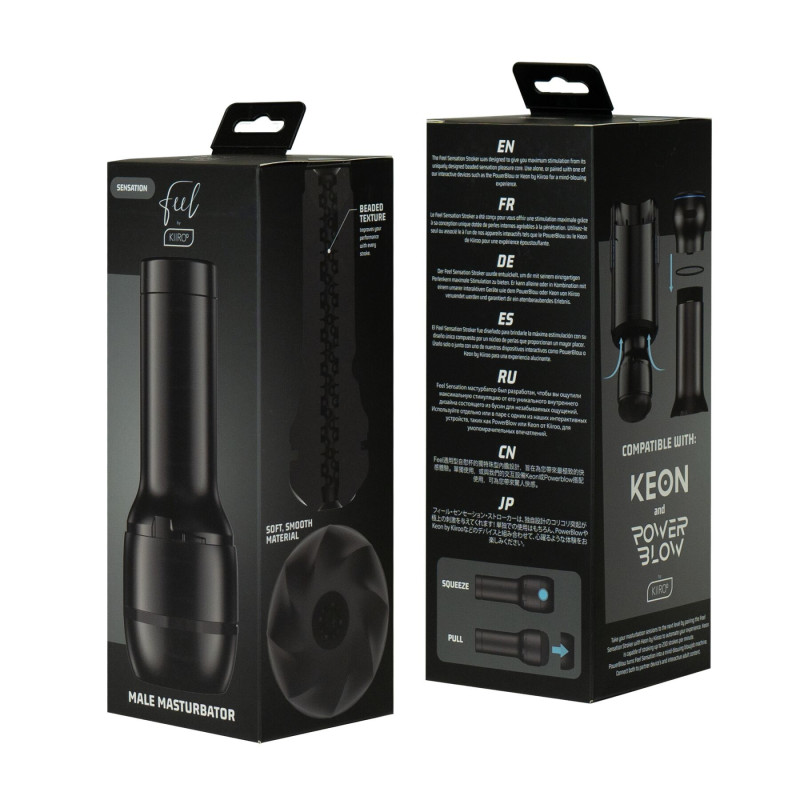 Мастурбатор Kiiroo FeelSensation Stroker PBC сумісний з PowerBlow та Keon (м'ята упаковка)
