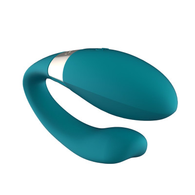 Вібратор для пар LELO Tiani Duo Ocean Blue, 2 мотори, пульт ДУ