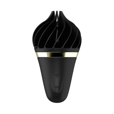 Мороженка спиннатор Satisfyer Lay-On - Sweet Treat Black/Gold (м'ята упаковка)
