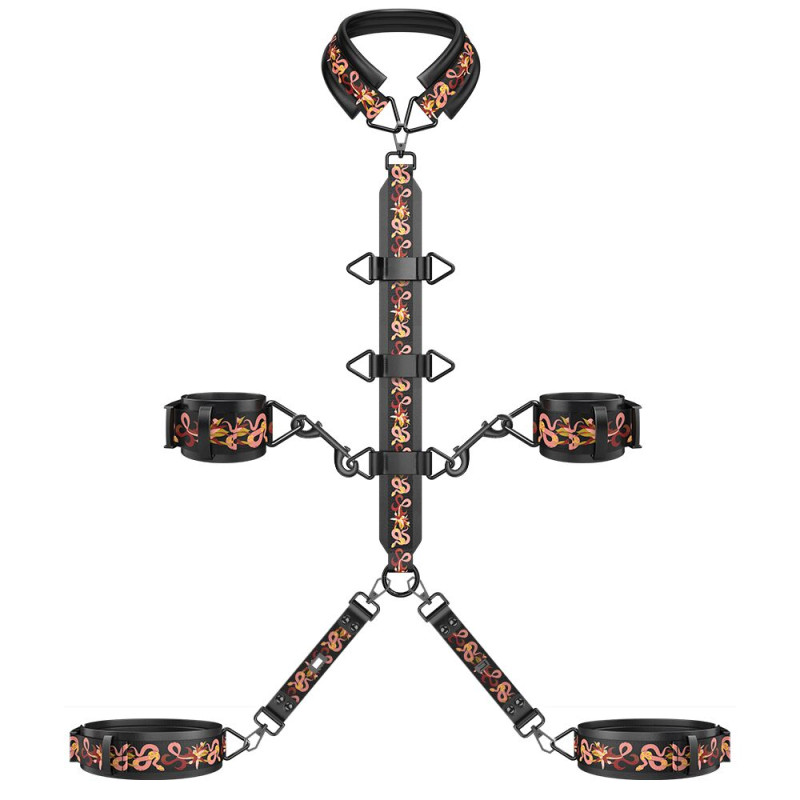 БДСМ-набір LOCKINK Flowering Serpent - Bondage Set, 12 шт.