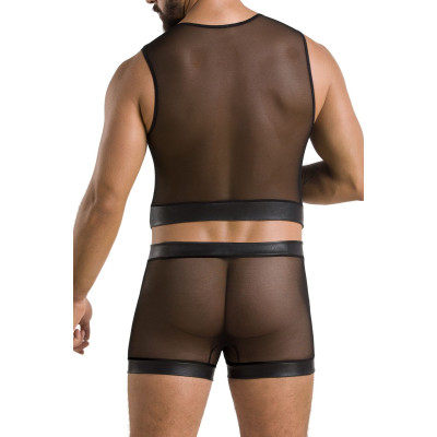 Чоловічий боді + труси 053 SET WILLIAM Black S/M - Passion