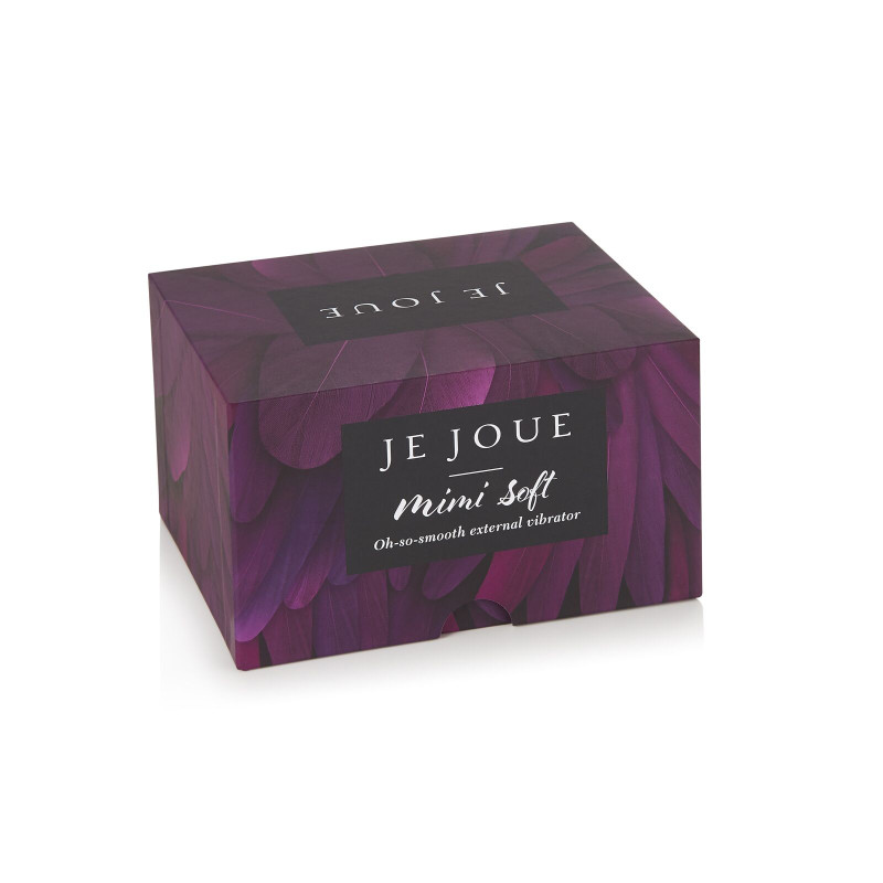 Преміум вібростимулятор Je Joue Mimi Soft Black, м'який, дуже глибока вібрація, 12 режимів