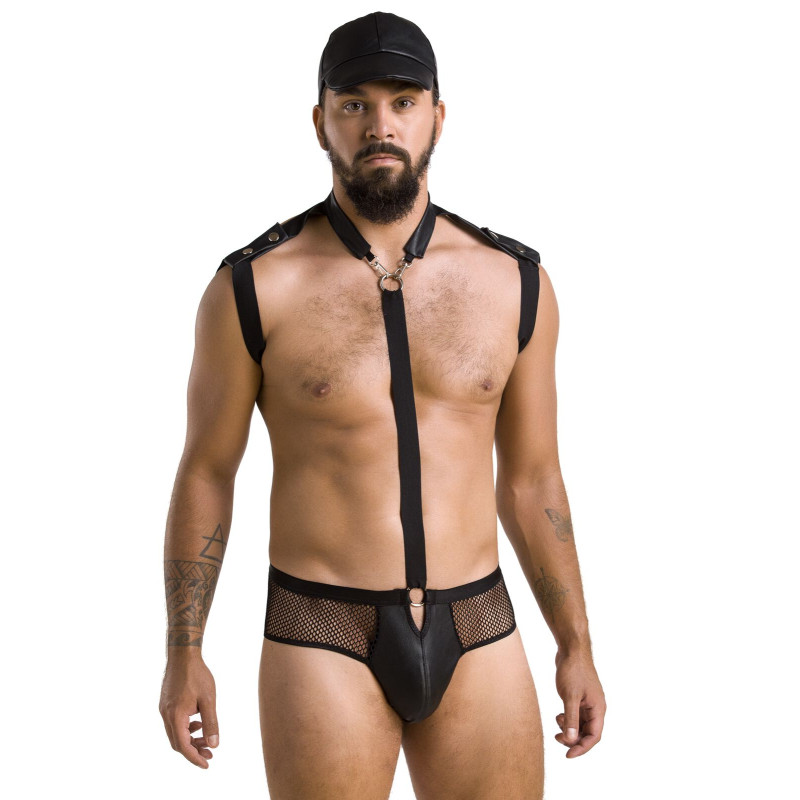 Чоловічий комплект білизни 038 SET JOHN black L/XL - Passion