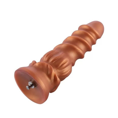 Силіконовий ділдо Hismith Spiral Grain Monster Series Силіконовий ділдо Hismith Spiral Grain Monster Series