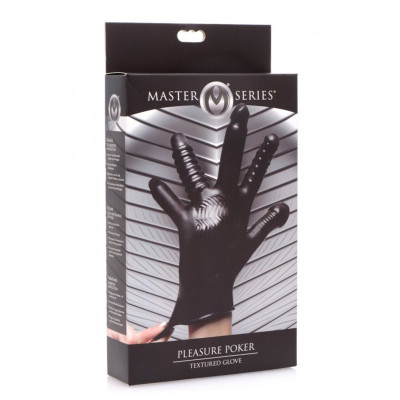Рукавички з різними текстурами Master Series Pleasure Poker Textured Glove
