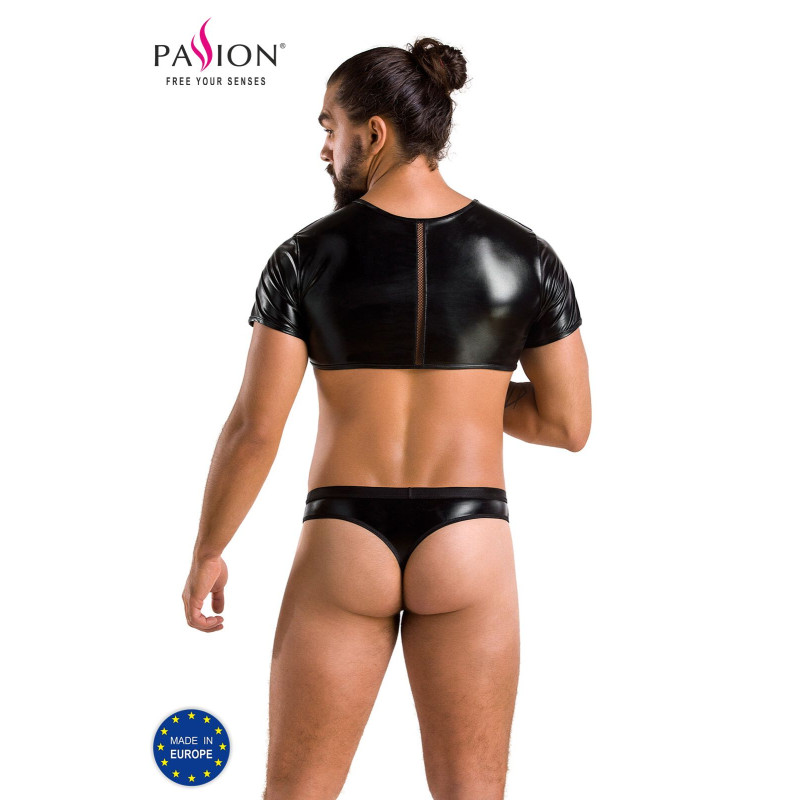 Чоловічий боді + труси 057 SET PETER black XXL/XXXL - Passion