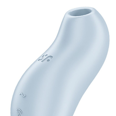 Вакуумний стимулятор із вібрацією Satisfyer Pocket Pro 1 Blue