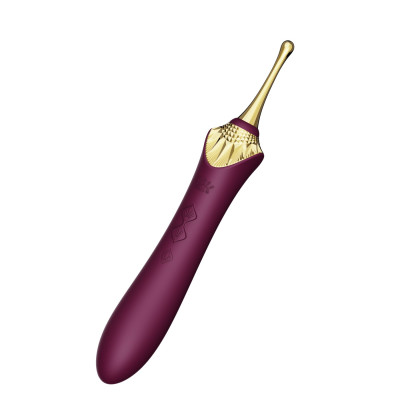 Вагінально-кліторальний вібратор Zalo — Bess 2 Velvet Purple