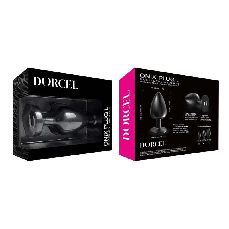 Анальний корок Dorcel ONIX PLUG L