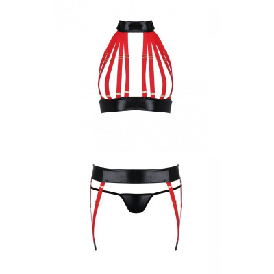 Комплект білизни AZIZA SET Red S/M - Passion
