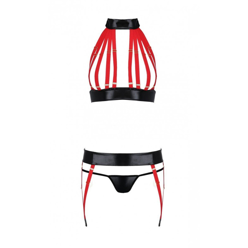 Комплект білизни AZIZA SET red S/M - Passion