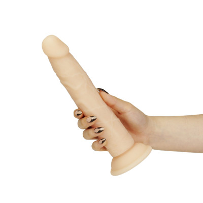 Фалоімітатор Addiction - Naked Silicone Dual Density Bendable Dildo - Vanilla